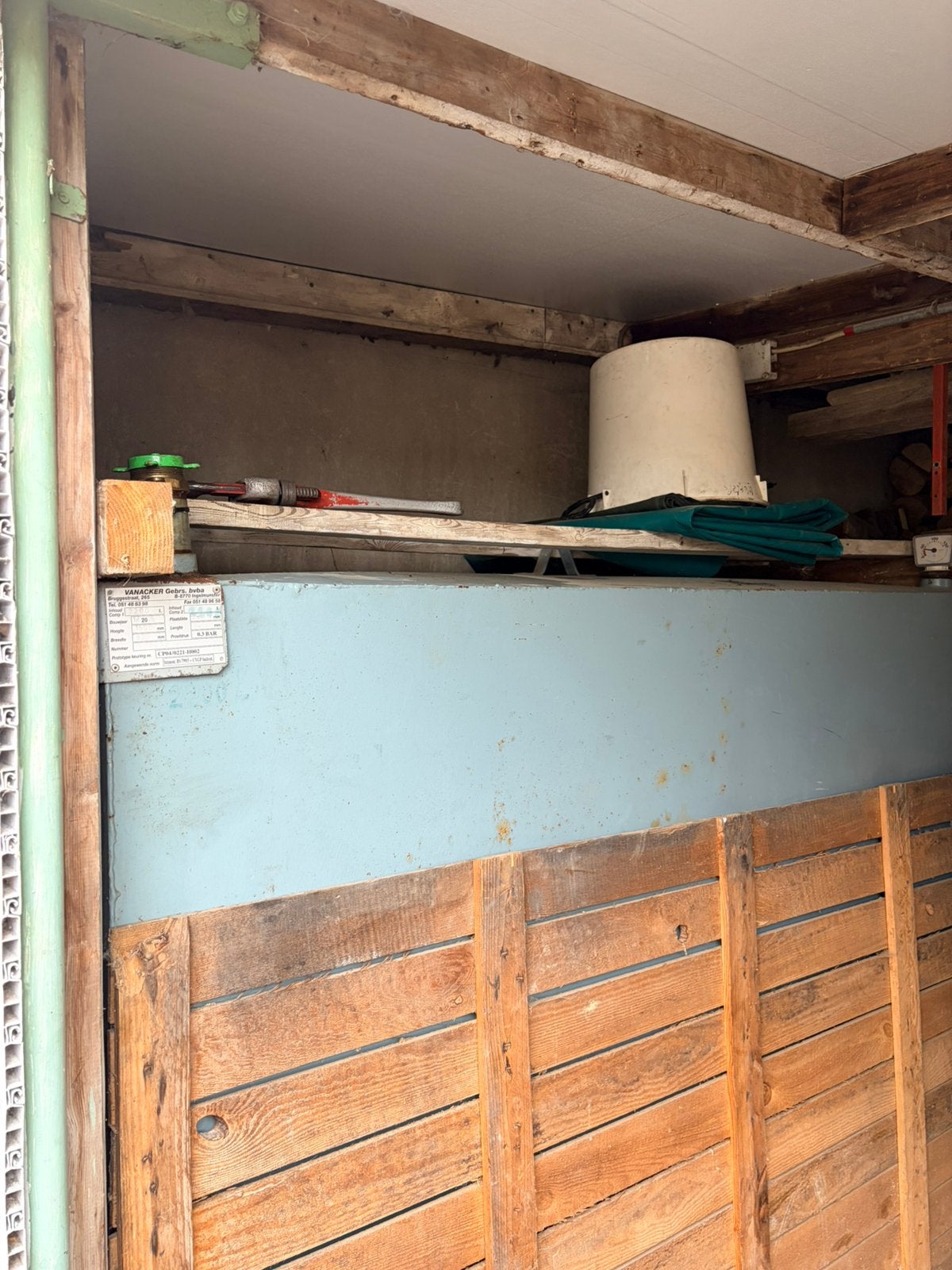 Dubbelwandige mazout tank, Doe-het-zelf en Bouw, Ophalen, Gebruikt