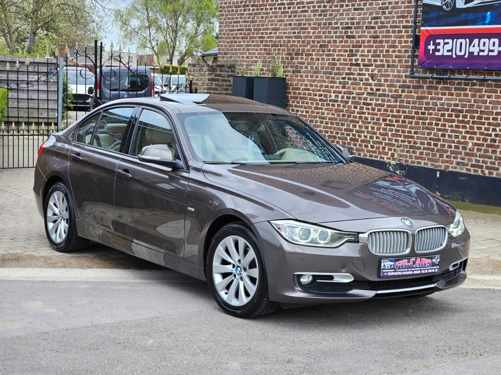 Bmw 318D 3ER 2012 2.0 automatique/Face-Lift/142 CH/Toit ouve, Autos, Euro 5, Entreprise, Boîte manuelle, Noir