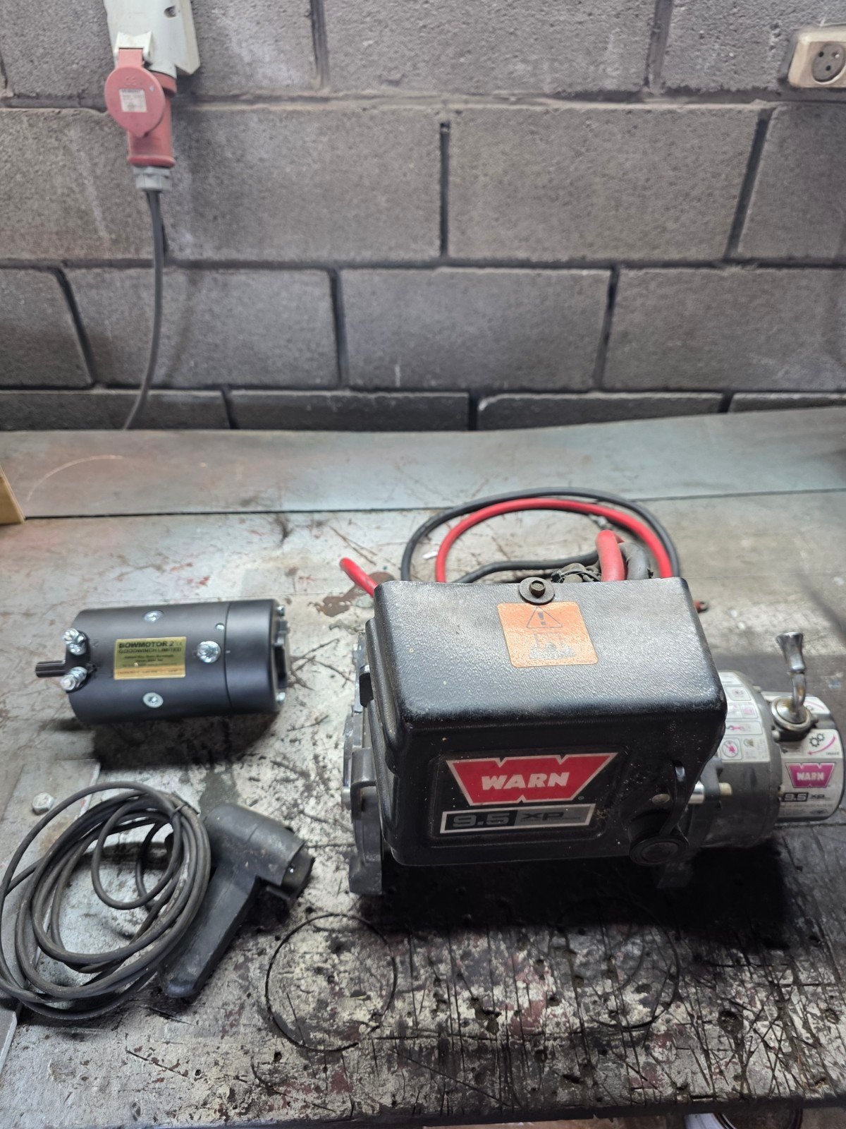 warn 9.5xp winch, Enlèvement