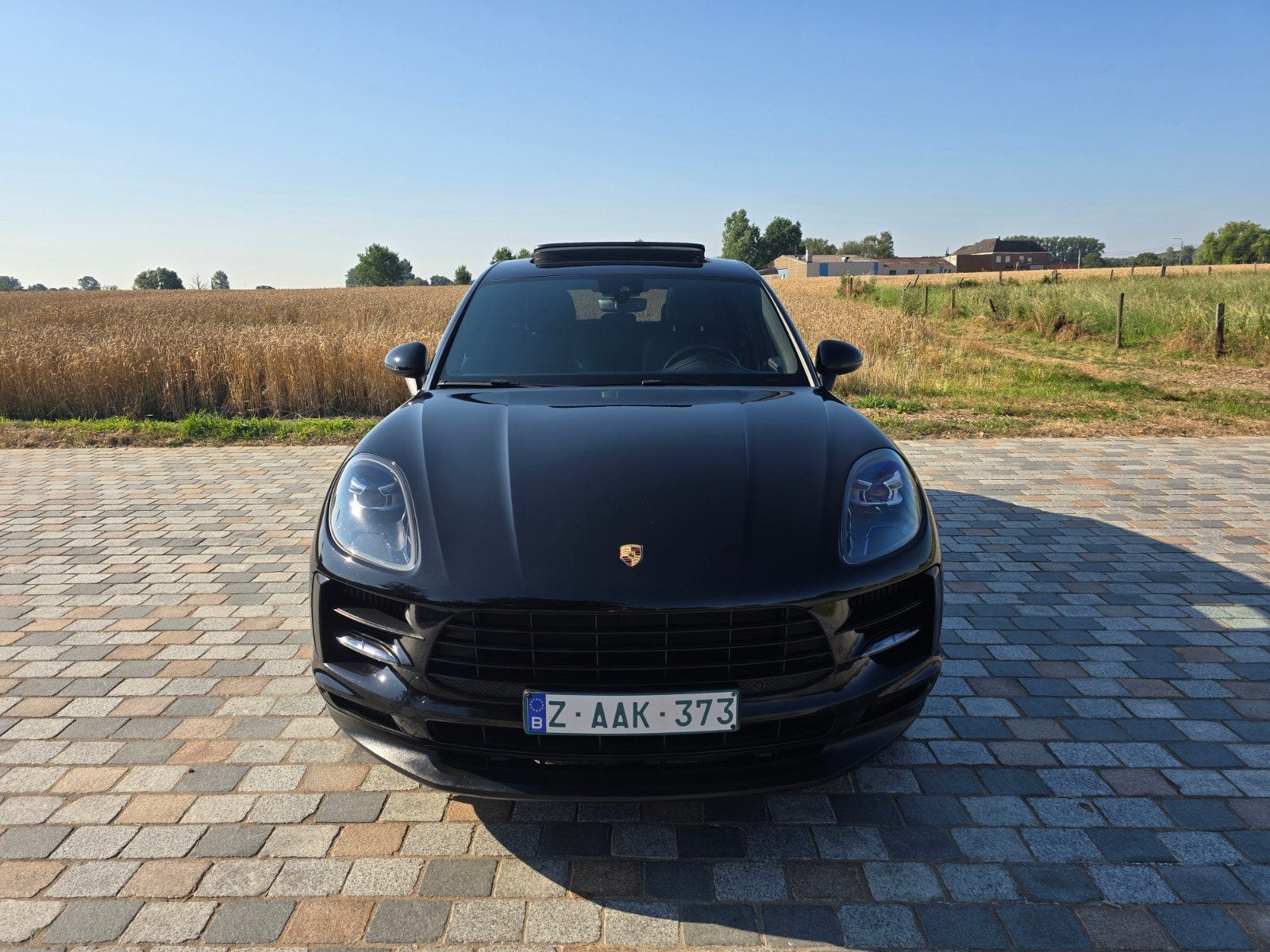 Porsche Macan S 3.0 V6 benzine showroom staat blanco gvv!!!, Auto's, Porsche, 2995 cc, Zwart, Leder, Bedrijf