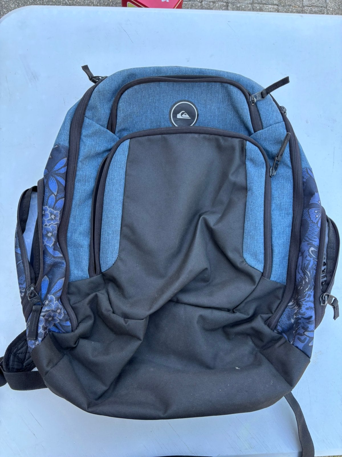 Boekentas QuickSilver, Handtassen en Accessoires, Tassen | Rugtassen, Ophalen, Gebruikt, Overige merken