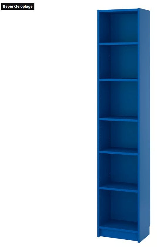 Vente d'une bibliothèque IKEA BILLY en bleu, Enlèvement, Comme neuf