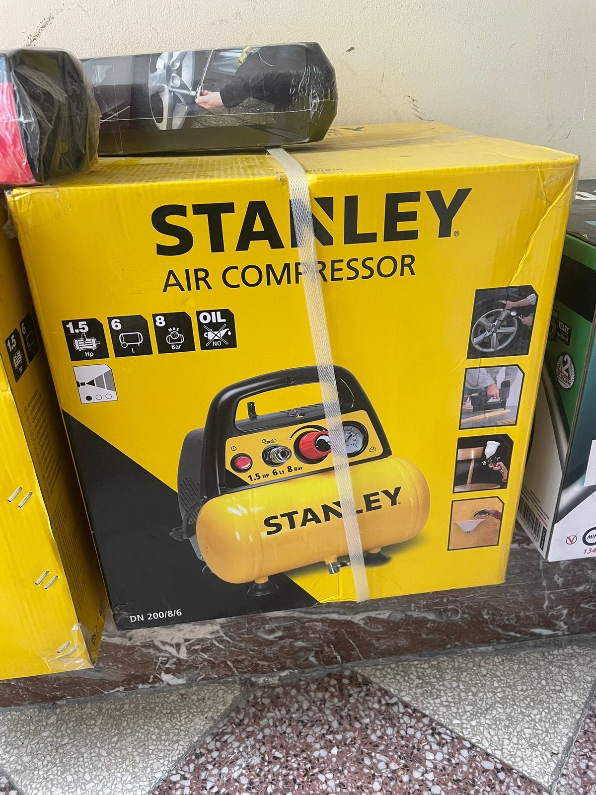 compresseur d’air stanley neuf, Enlèvement, Neuf, 6 à 10 bars