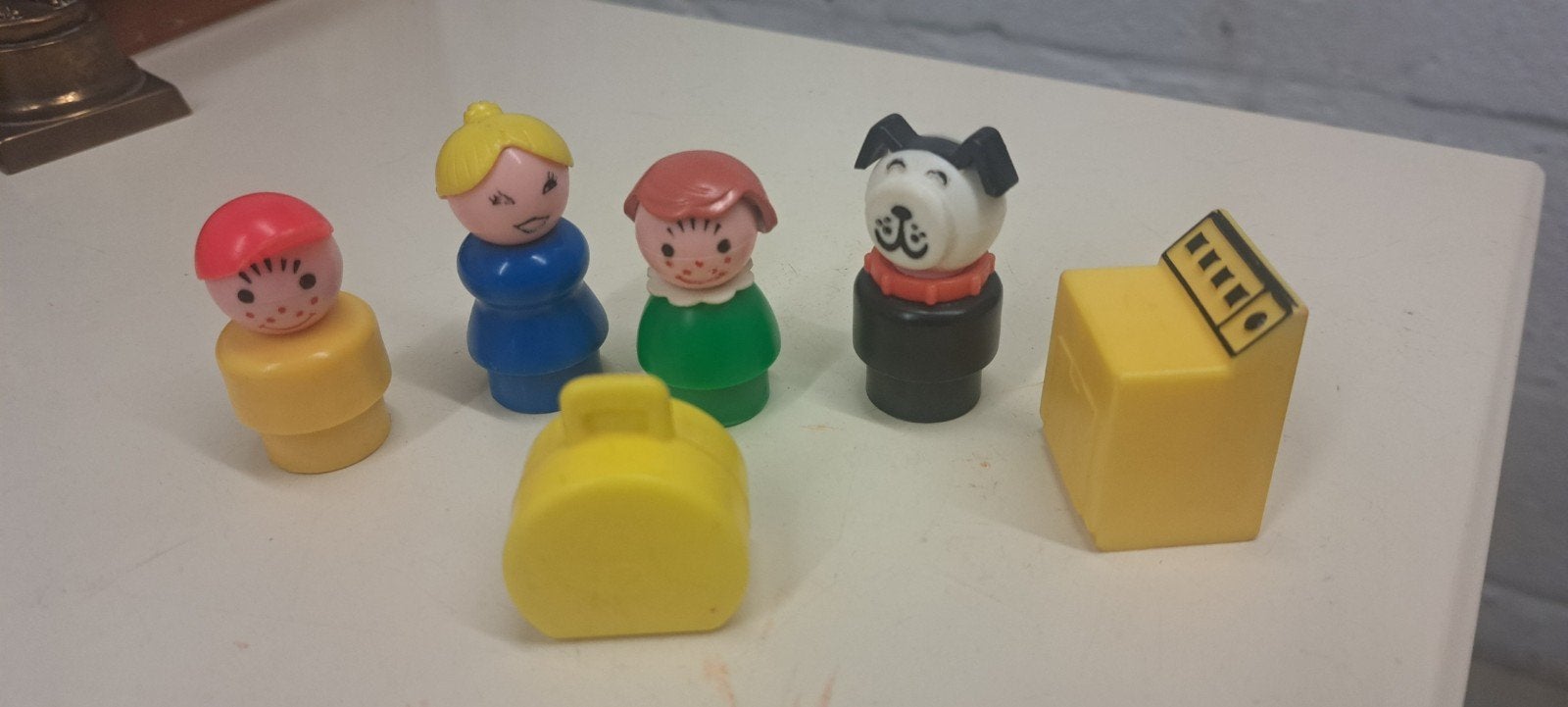 een set van vintage Fisher-Price Little People figuren, Enfants & Bébés, Jouets | Fisher-Price, Enlèvement ou Envoi, Comme neuf