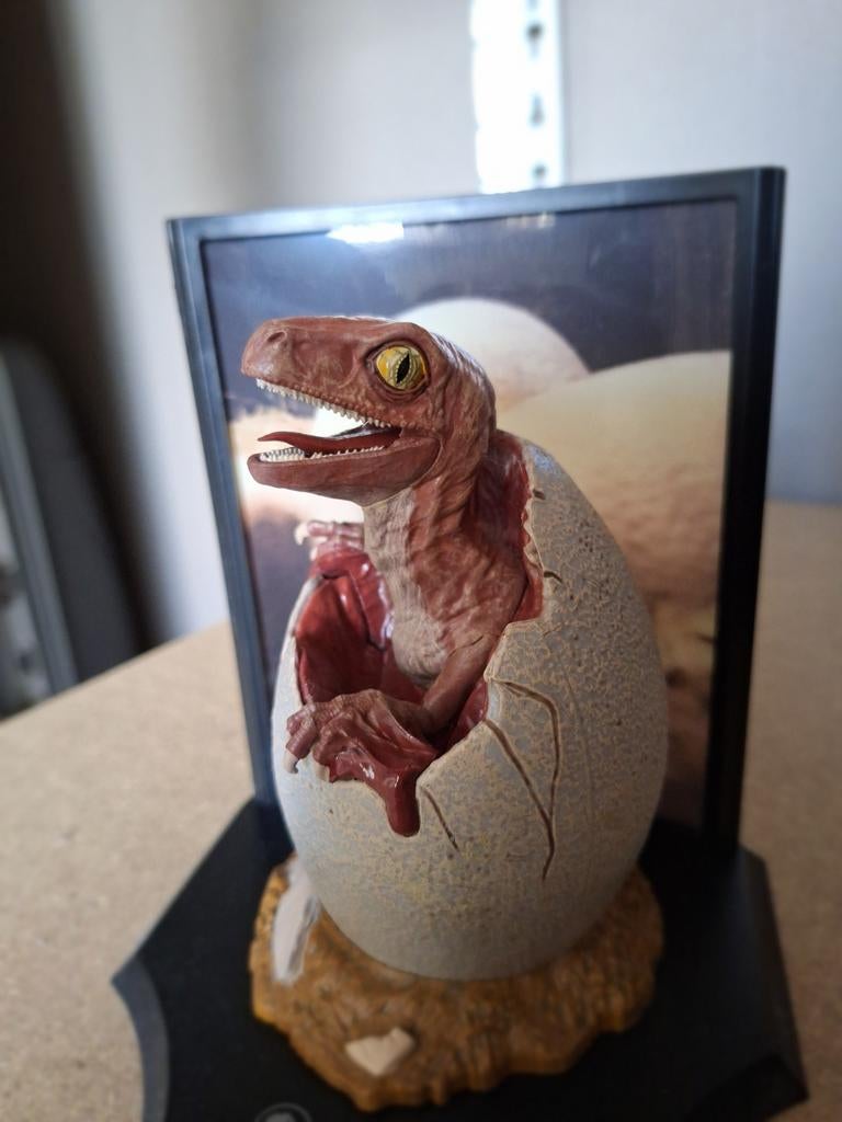 Raptor jurassique de la collection Noble dans un œuf, Collections, Enlèvement