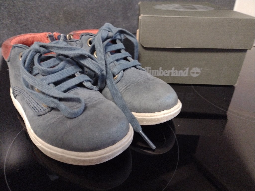 TIMBERLAND kinderbotinnes maat 24 - In goede staat., Kinderen en Baby's, Ophalen, Timberland, Schoenen, Zo goed als nieuw