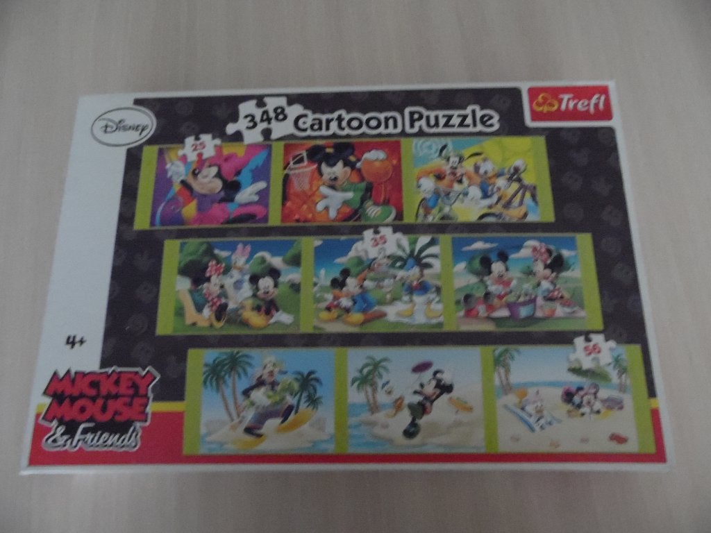 9 PUZZLES     MICKEY MOUSE & FRIENDS    DISNEY, Enlèvement ou Envoi, 10 à 50 pièces, Comme neuf, 4 à 6 ans