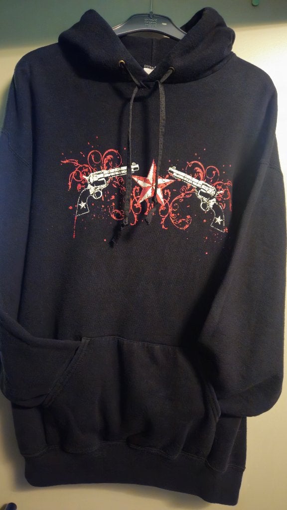 Hoodie - Fruit of the loom, Zwart, Maat 56/58 (XL), Ophalen of Verzenden, Zo goed als nieuw