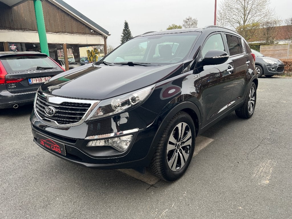 Kia sportage 2.0 crdi/4x4/automaat, Auto's, 1995 cc, Zwart, Zwart, Bedrijf