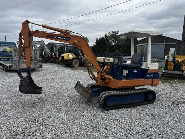 Mini pelle 2.5 Tonnes Komatsu PC 15, Articles professionnels, Enlèvement, Excavatrice