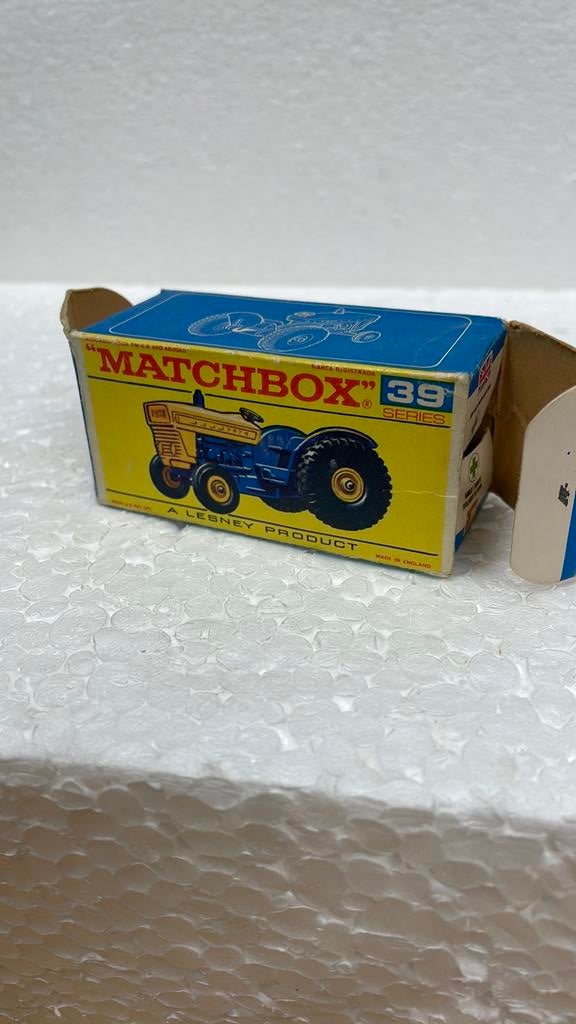 Matchbox 39 Ford Tractor doosje, Ophalen of Verzenden, Zo goed als nieuw, Matchbox