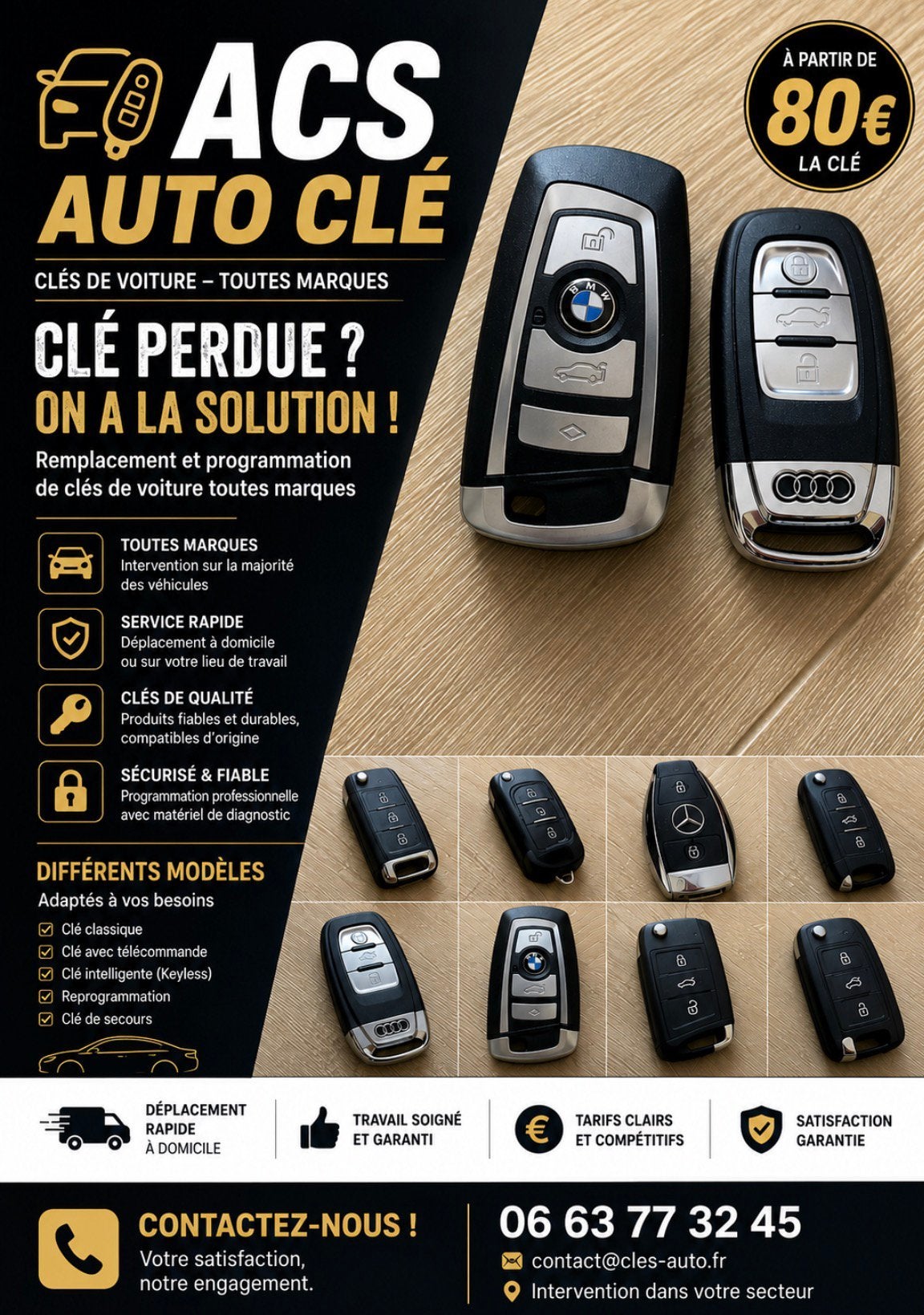Clé Automobile, Autos : Pièces & Accessoires, Enlèvement ou Envoi, Neuf, BMW