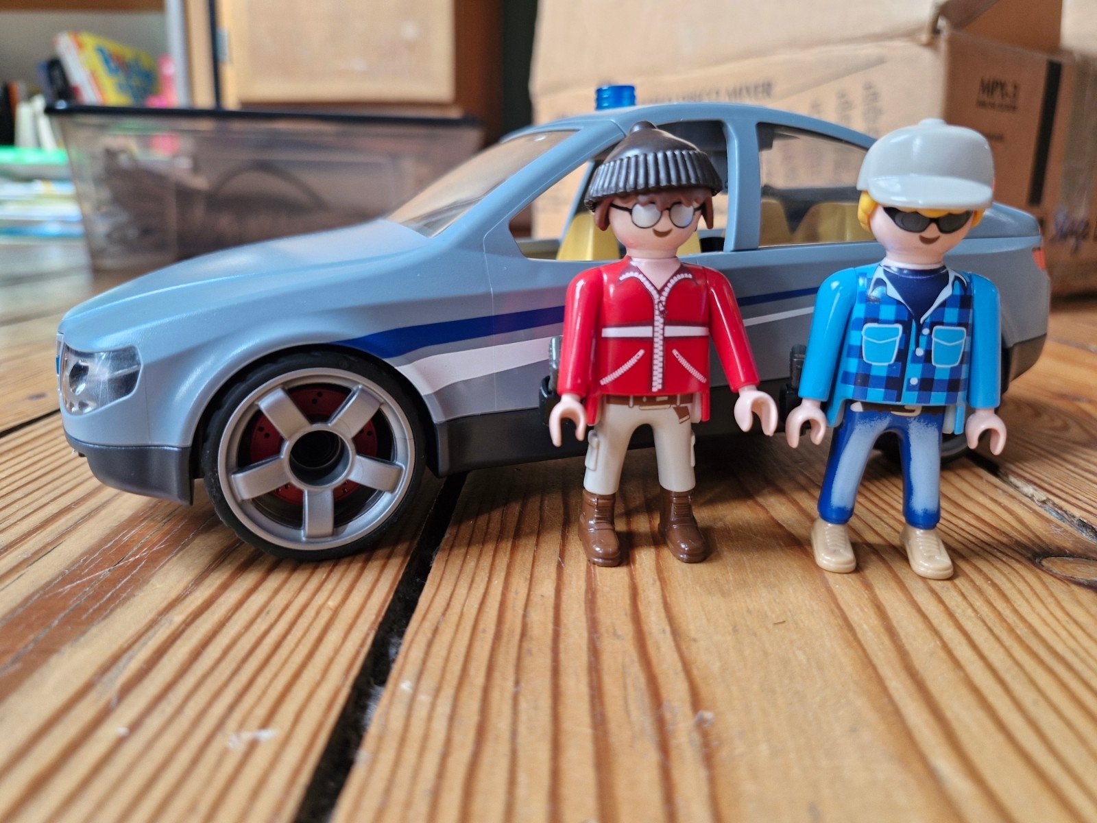 Ongemarkeerde politieauto - Playmobil City Action, Ophalen, Zo goed als nieuw, Complete set