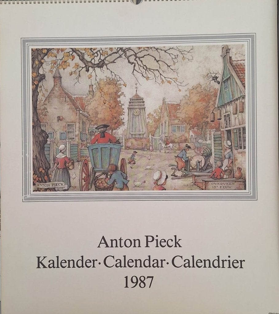 Kalender Anton Pieck 1997, 47cm, Antiek en Kunst, Ophalen
