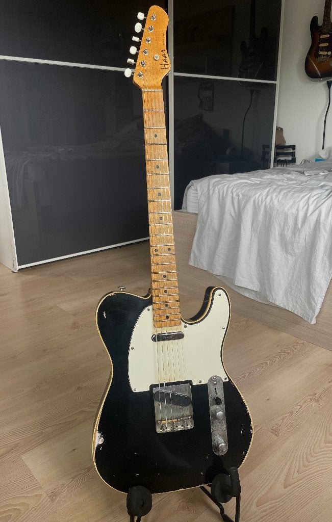 Guitare Haar trad t custom made, Muziek en Instrumenten, Snaarinstrumenten | Gitaren | Elektrisch, Ophalen, Zo goed als nieuw
