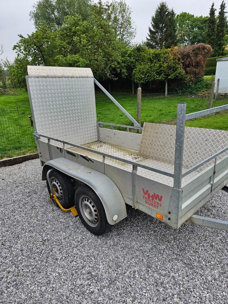 Aluminium aanhanwagen, Ophalen