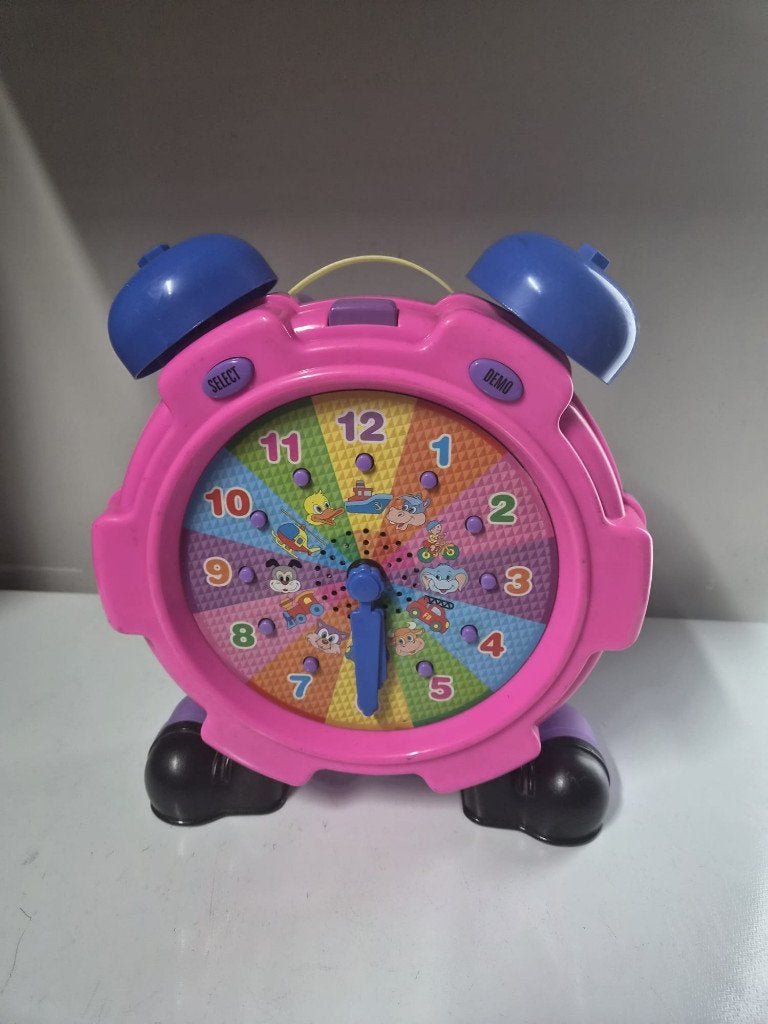 Interactieve educatieve kinderklok – Roze – Speelgoed, Enlèvement, Comme neuf