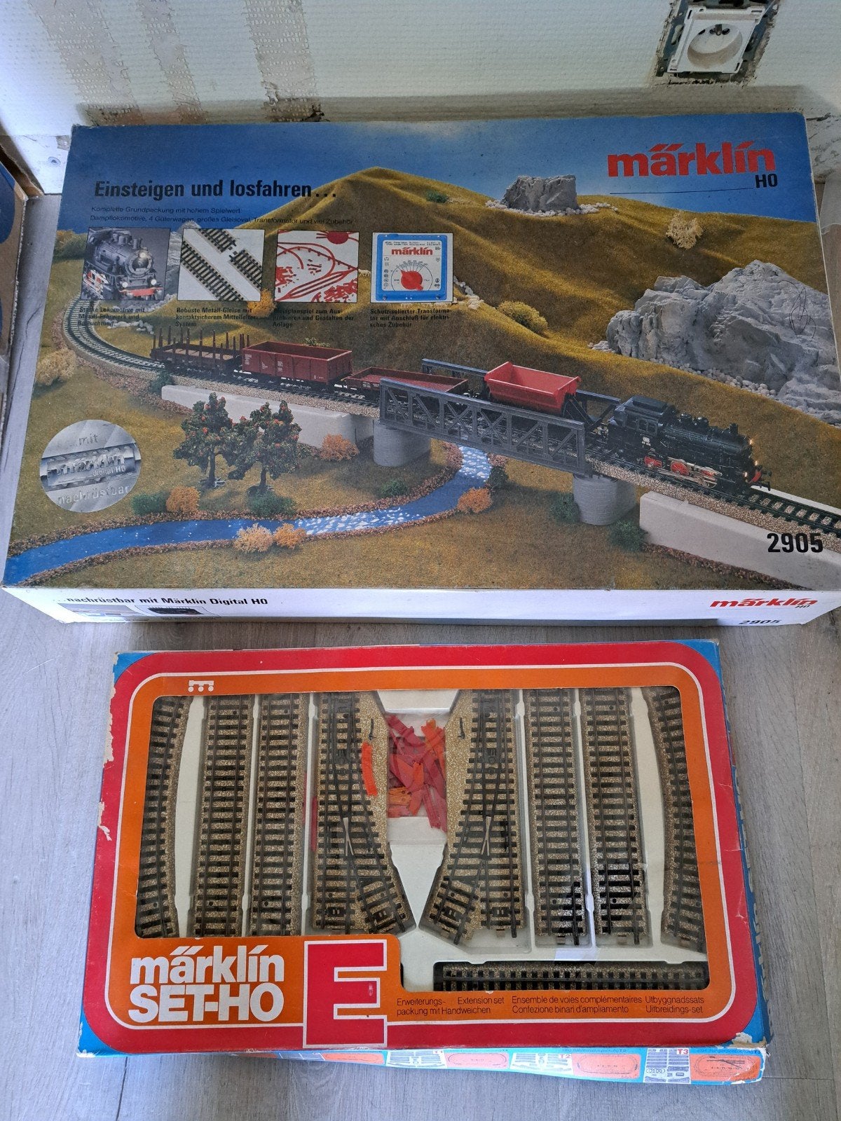 Marklin HO 2905 starterset + uitbreidingsset E, Ophalen