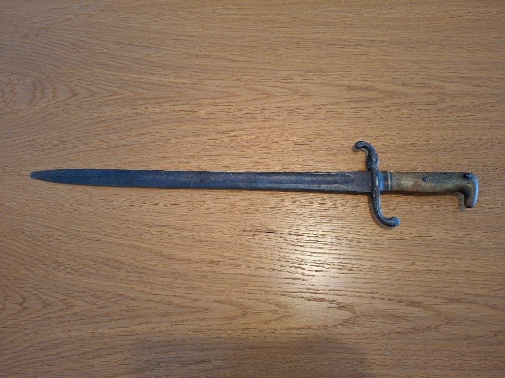 Bajonet, Verzamelen, Militaria | Algemeen, Ophalen of Verzenden, Landmacht, Zwaard of Sabel