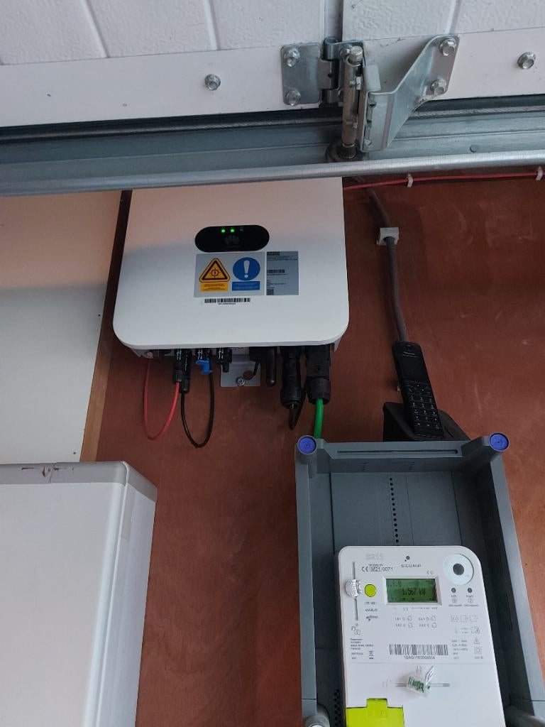 Huawei omvormer 4KTL L1 met power injectie sensor, Ophalen, Zo goed als nieuw, Compleet systeem