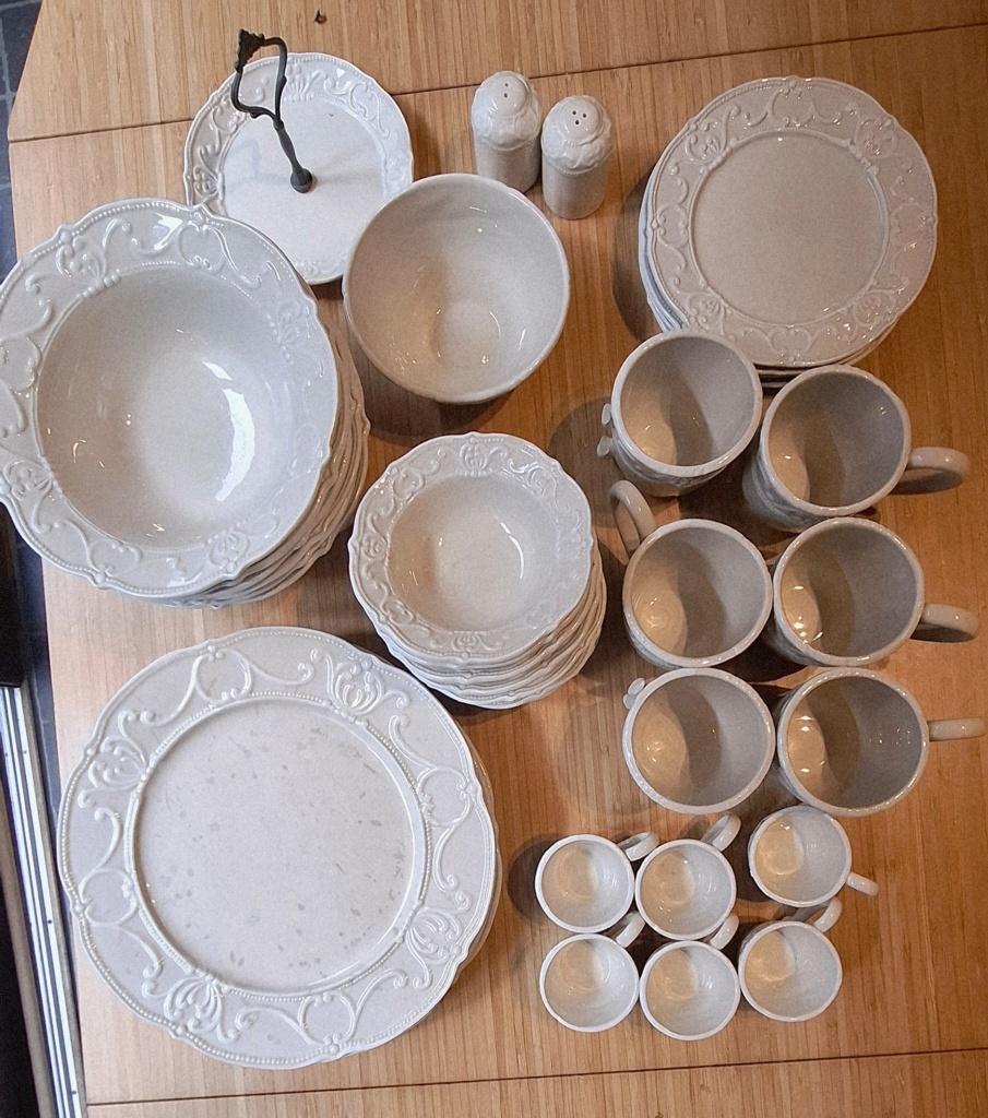 Servies, Huis en Inrichting, Keuken | Servies, Ophalen, Gebruikt, Porselein, Compleet servies