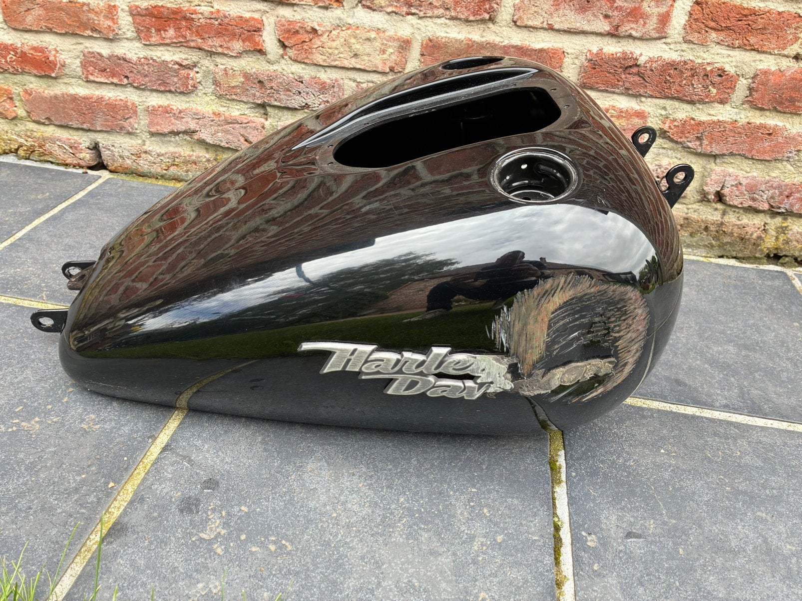 Benzinetank streetbob schade, Motoren, Ophalen