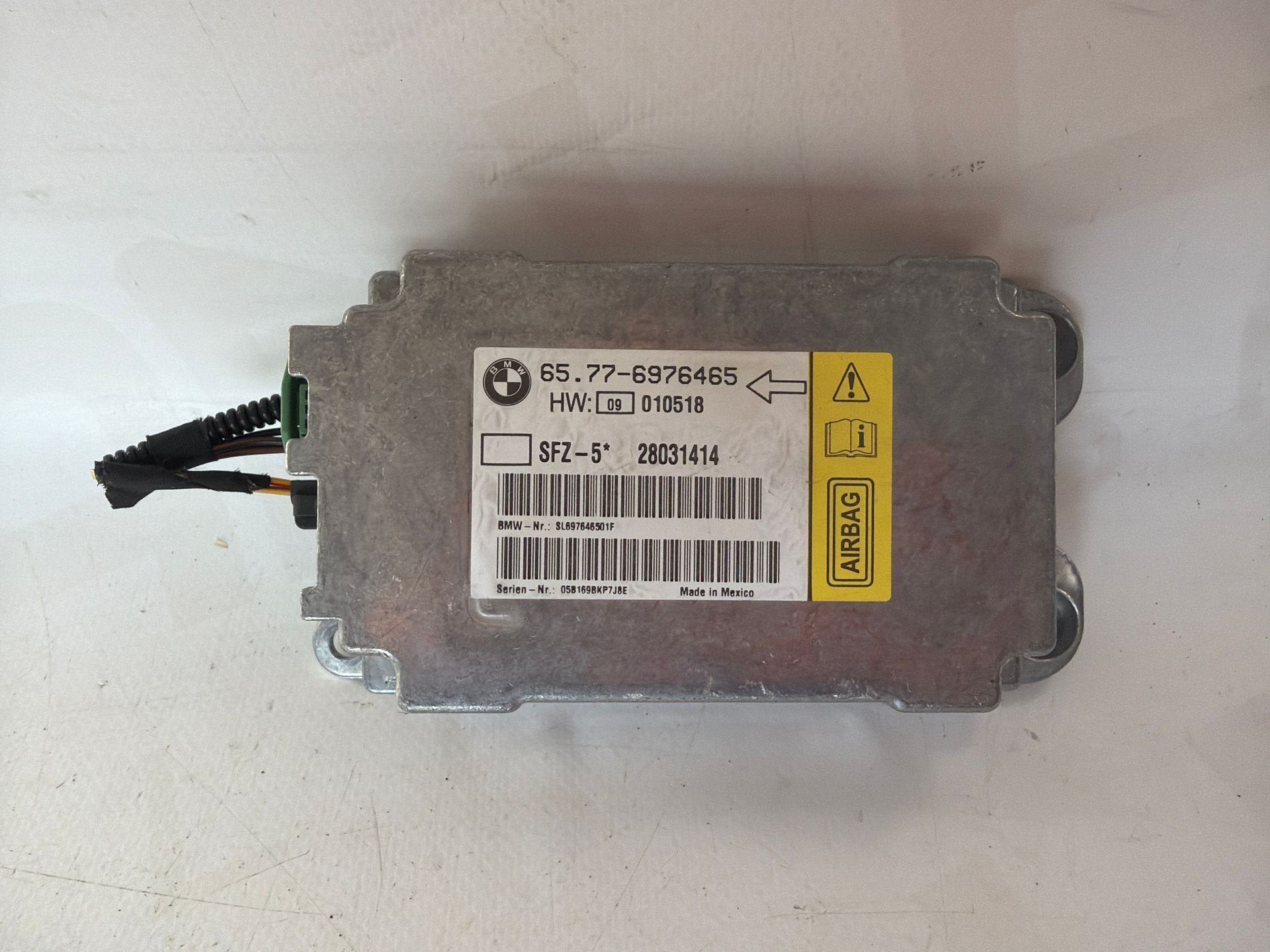 Airbag module BMW E60 65776976465, Autos : Pièces & Accessoires, Tableau de bord & Interrupteurs, BMW, Utilisé, Enlèvement ou Envoi