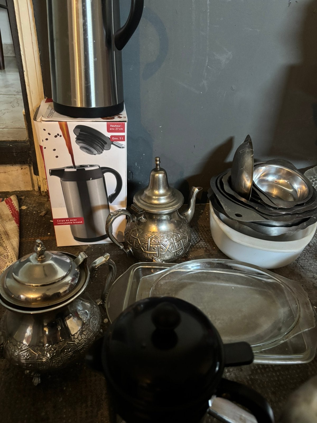 Ensemble de cuisine, Maison & Meubles, Cuisine | Casseroles & Poêles, Enlèvement, Comme neuf