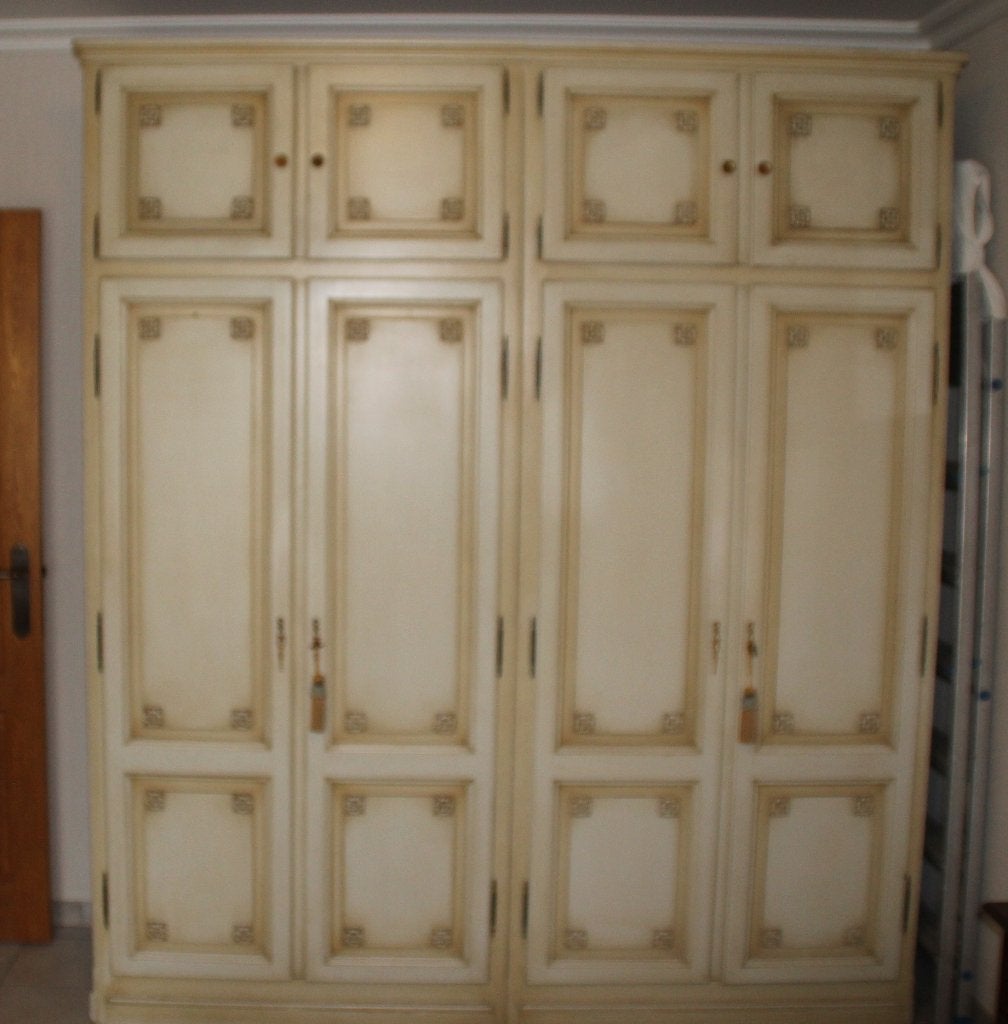 Ensemble de 3 armoires françaises, Chêne, Utilisé, Avec porte(s), 50 à 75 cm