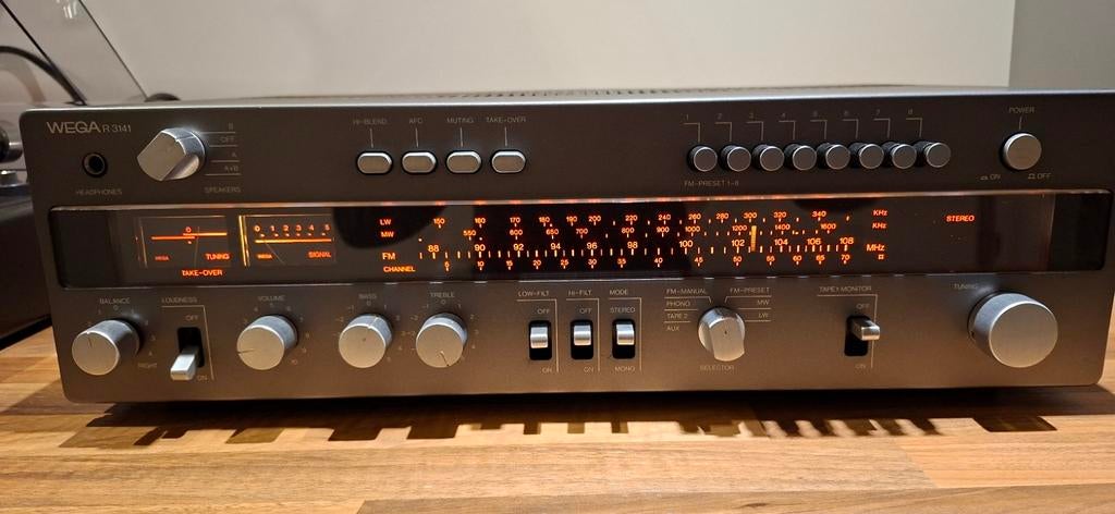 Reciever wega r3141 versterker radio, Audio, Tv en Foto, Zo goed als nieuw, 60 tot 120 watt, Stereo, Ophalen