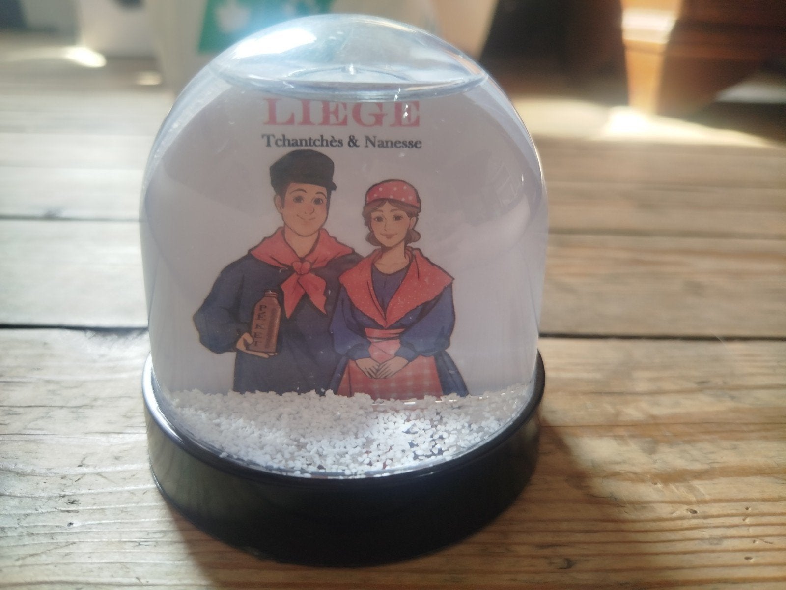 Boule à neige Tchantchès et Nanesse, Enlèvement, Comme neuf, Autres couleurs, Autres matériaux