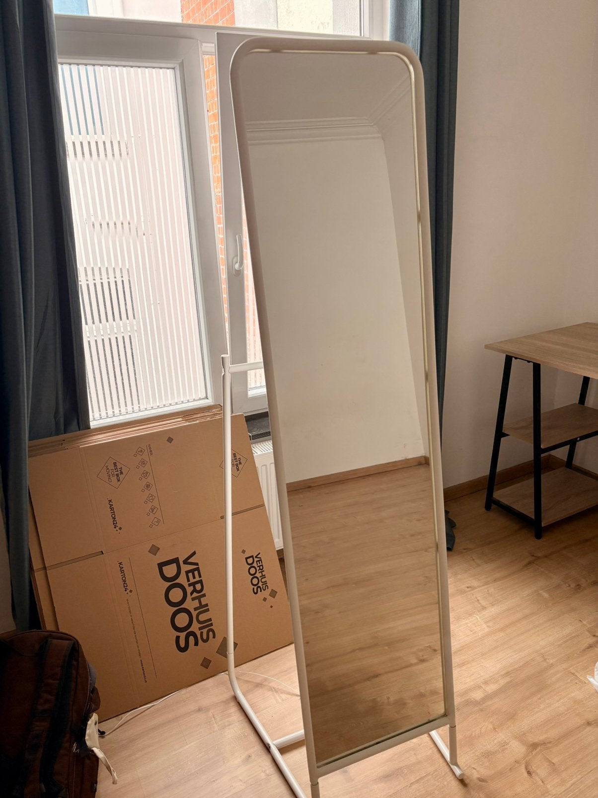 Miroir sur pied gratuit, Comme neuf, Rectangulaire, Moins de 50 cm, 150 à 200 cm