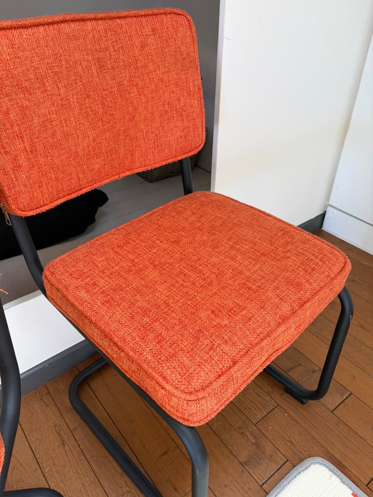 Mooie industriële eetstoelen te koop, Ophalen, Gebruikt, Twee, Overige kleuren