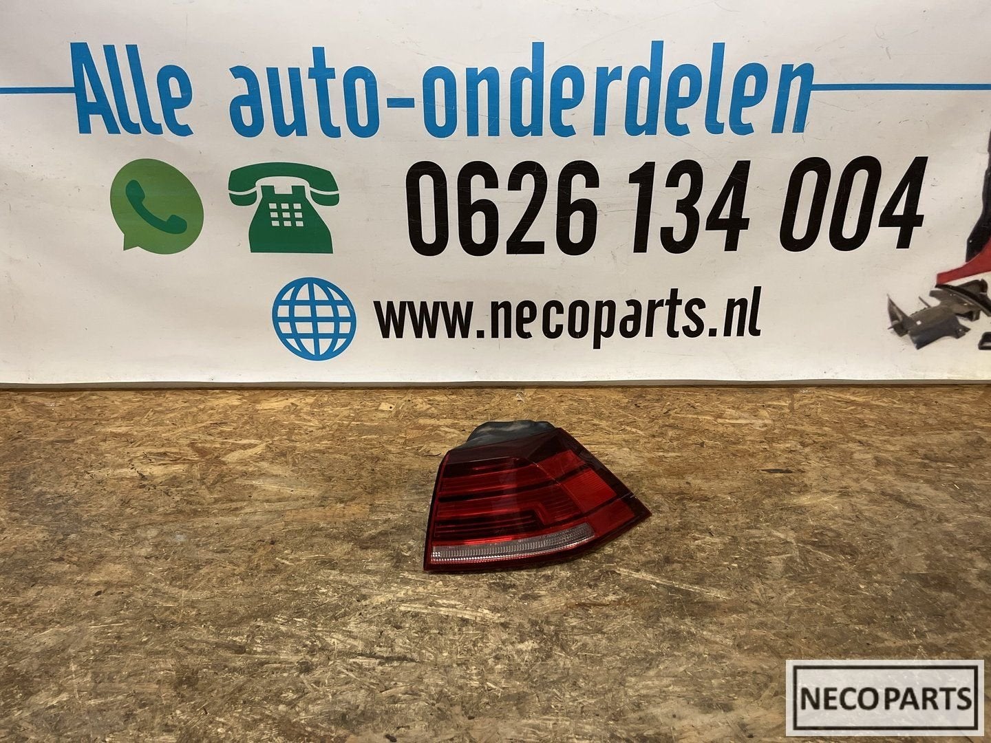VOLKSWAGEN GOLF 7 FACELIFT LED ACHTERLICHT RECHTS ORIGINEEL, Gebruikt, -, Volkswagen, -