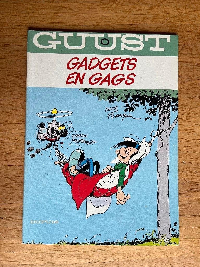 Guust Flater, Gadgets en gas, Eén stripboek, Ophalen of Verzenden, Zo goed als nieuw