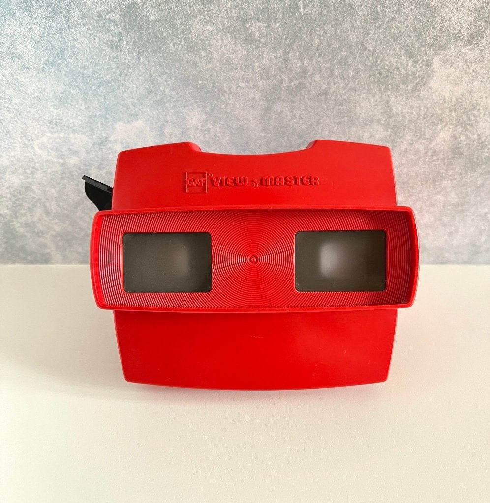 Stéréoscope View-Master rouge, Collections, Enlèvement ou Envoi, Audio et Vidéo