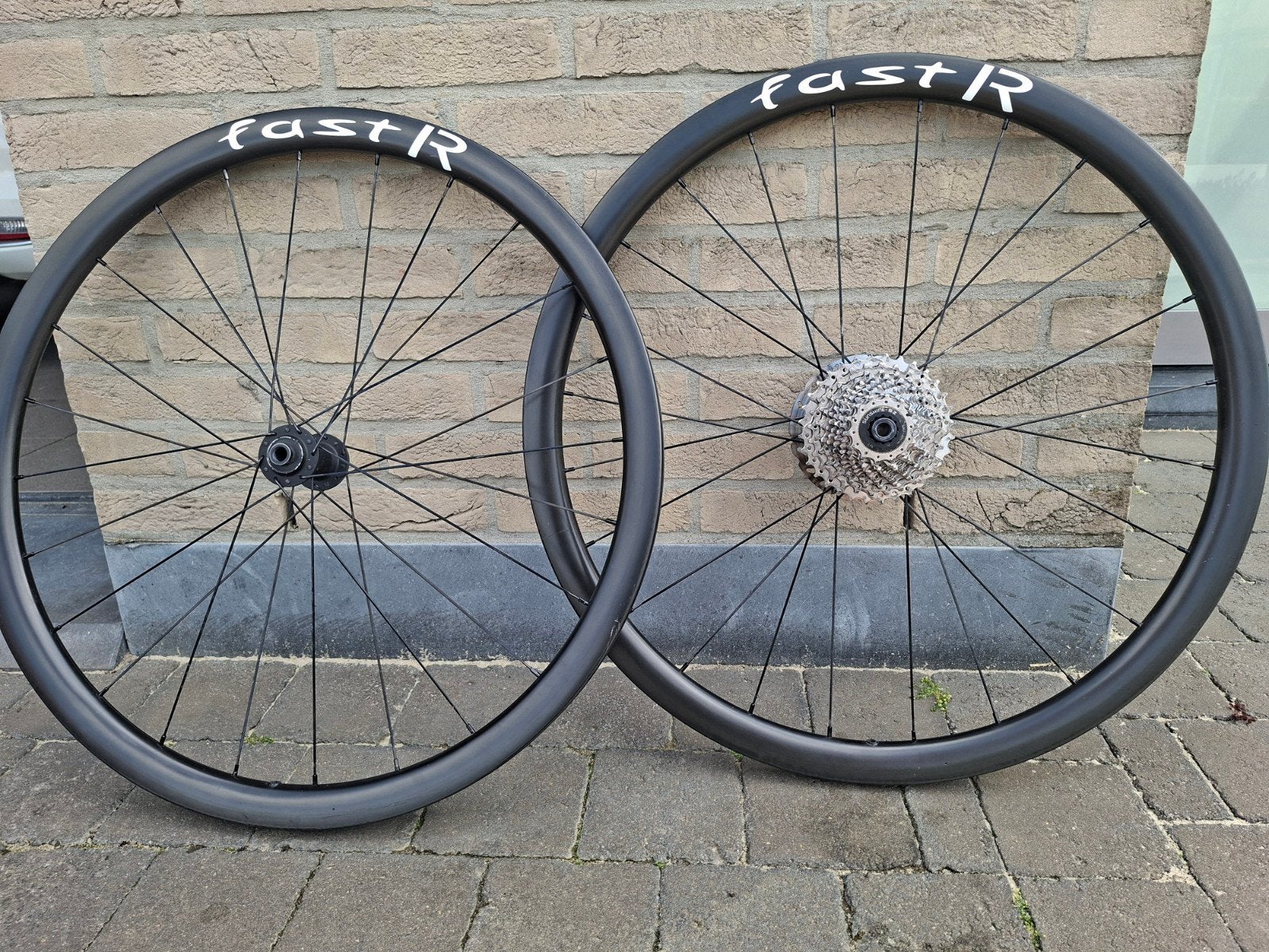 FastR Wielset RC35DB, Fietsen en Brommers, Fietsonderdelen, Ophalen, Carbon