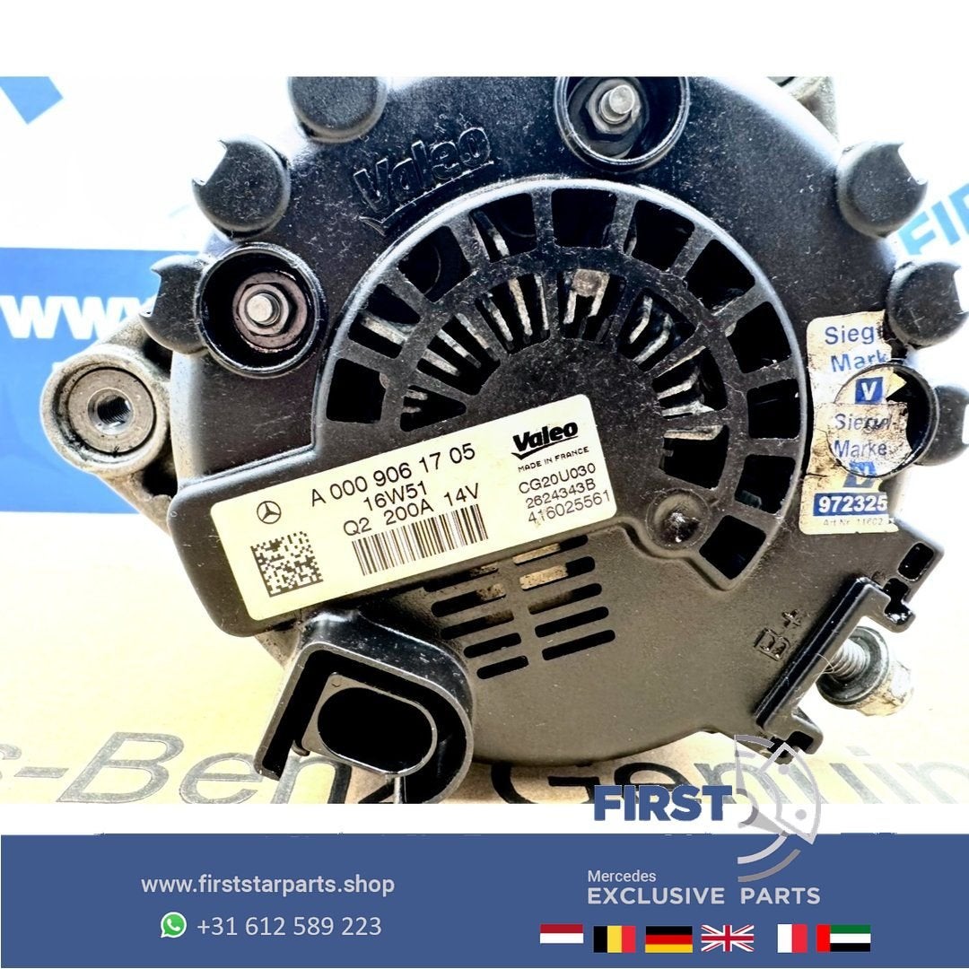 A0009061705 DYNAMO C63 GLC63 E63 GT63 GTS GTR S63 G63 GLE63, Utilisé, -, -, Enlèvement ou Envoi