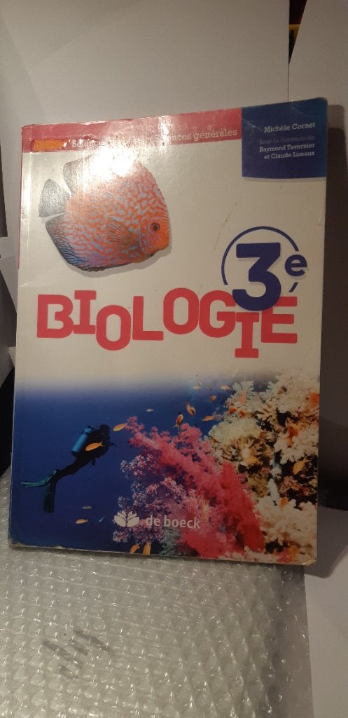 Biologie 3e de boeck, Livres, Enlèvement, Utilisé