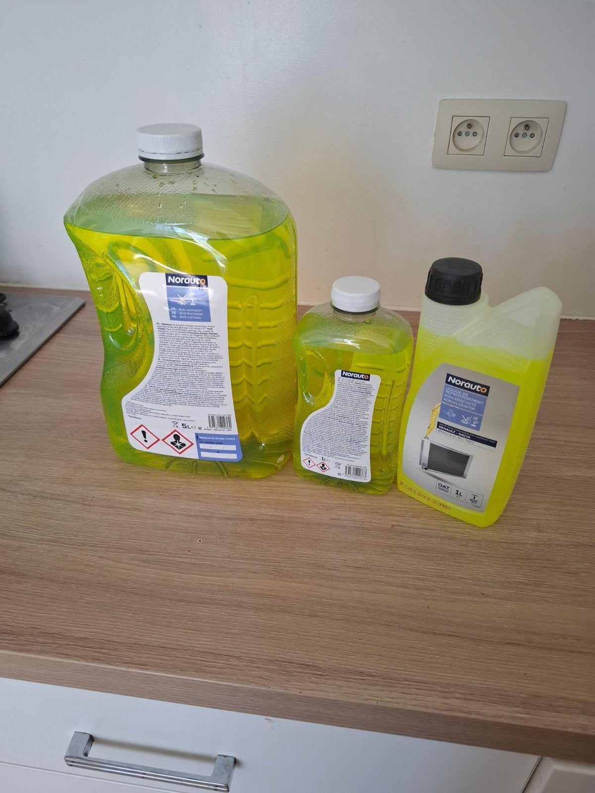 Liquide de refroidissement, Enlèvement