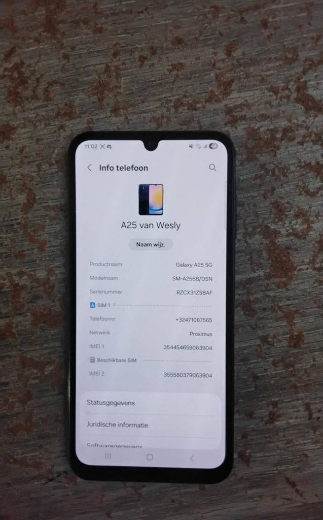 Samsung A25 128 gb, Ophalen