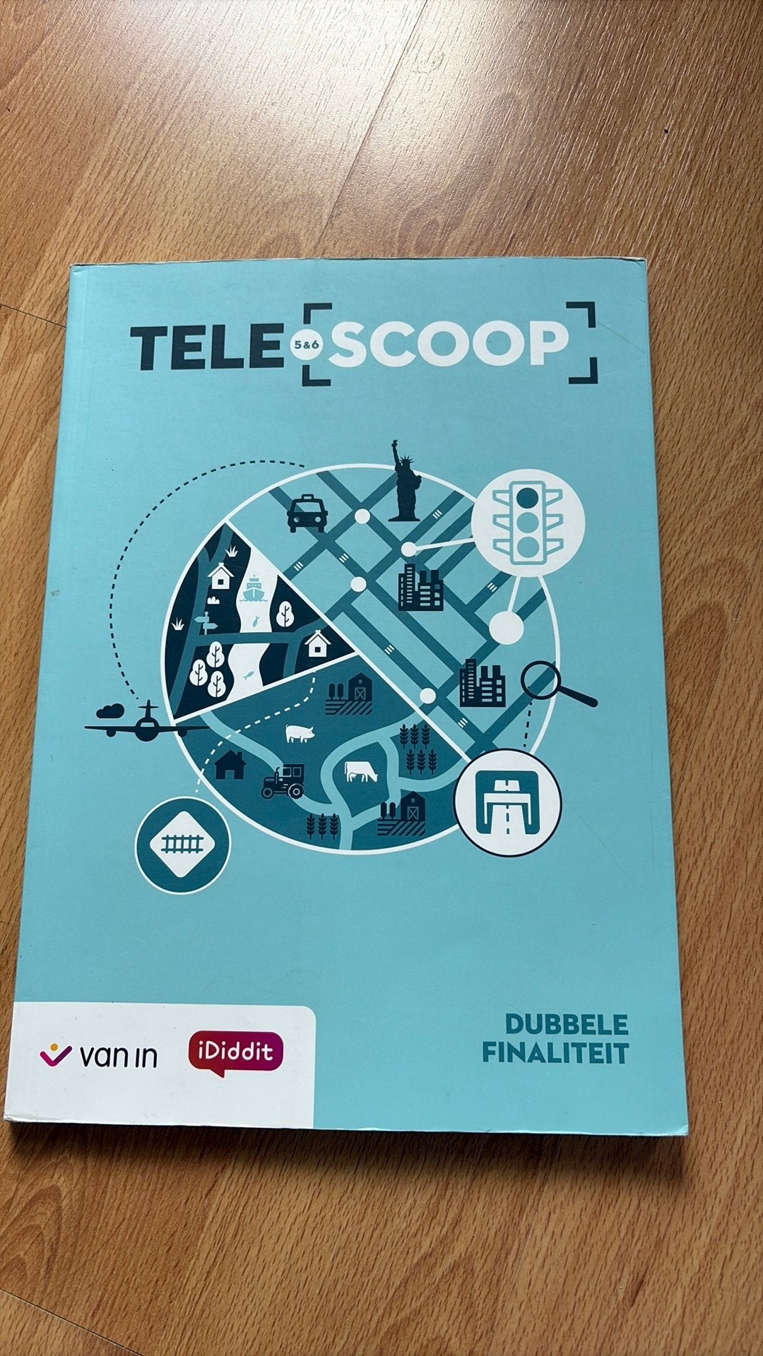 boek aardrijkskunde telescoop, Livres, Enlèvement, Utilisé, Autres niveaux, Géographie