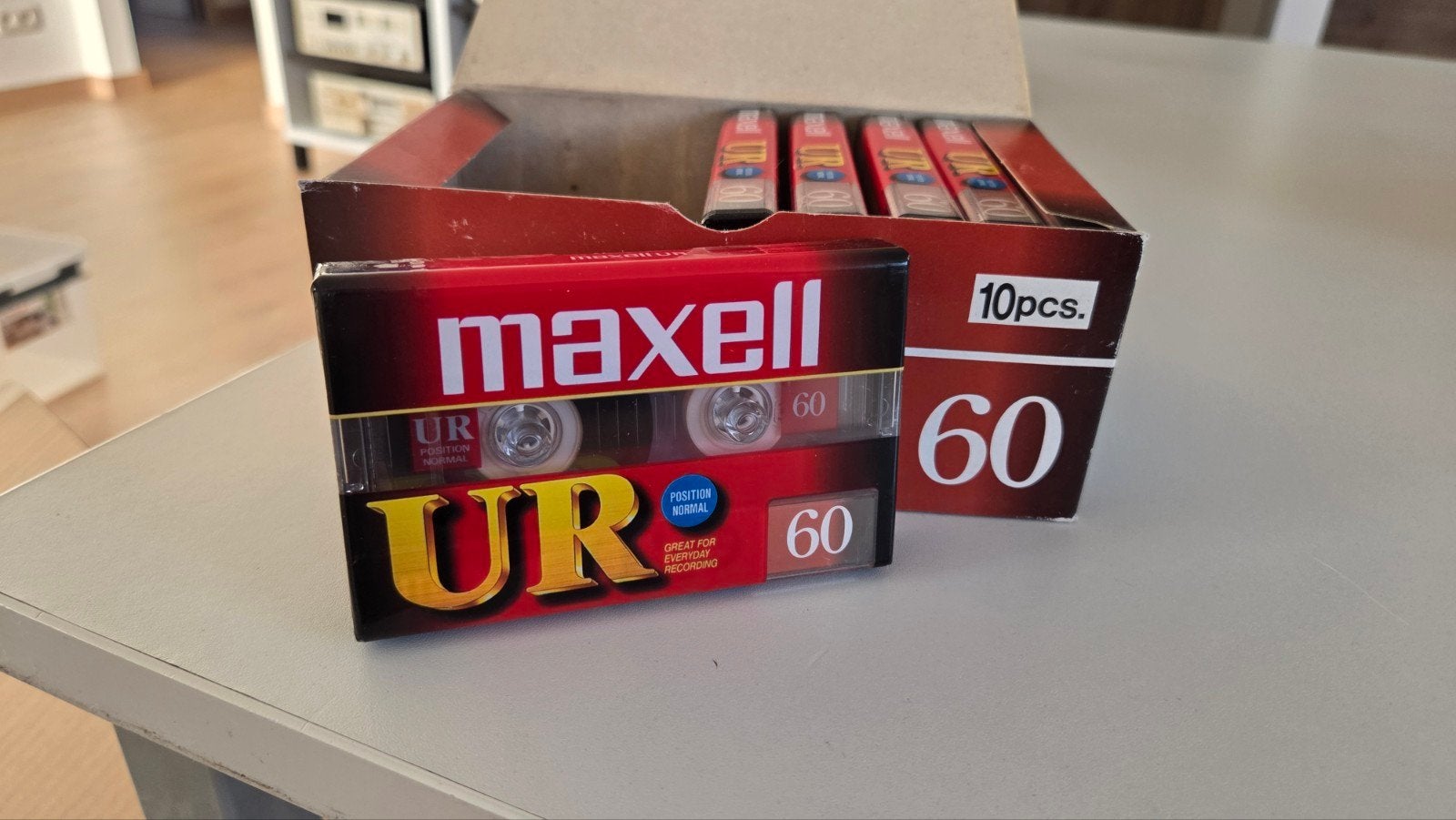 Maxell ur, CD & DVD, Cassettes audio