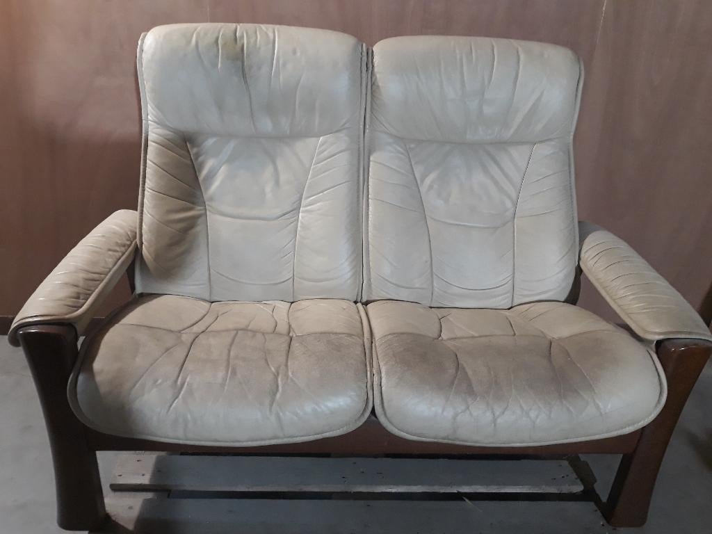 Stressless 2 zit, Maison & Meubles, 75 à 100 cm, Enlèvement, Utilisé, 150 à 200 cm