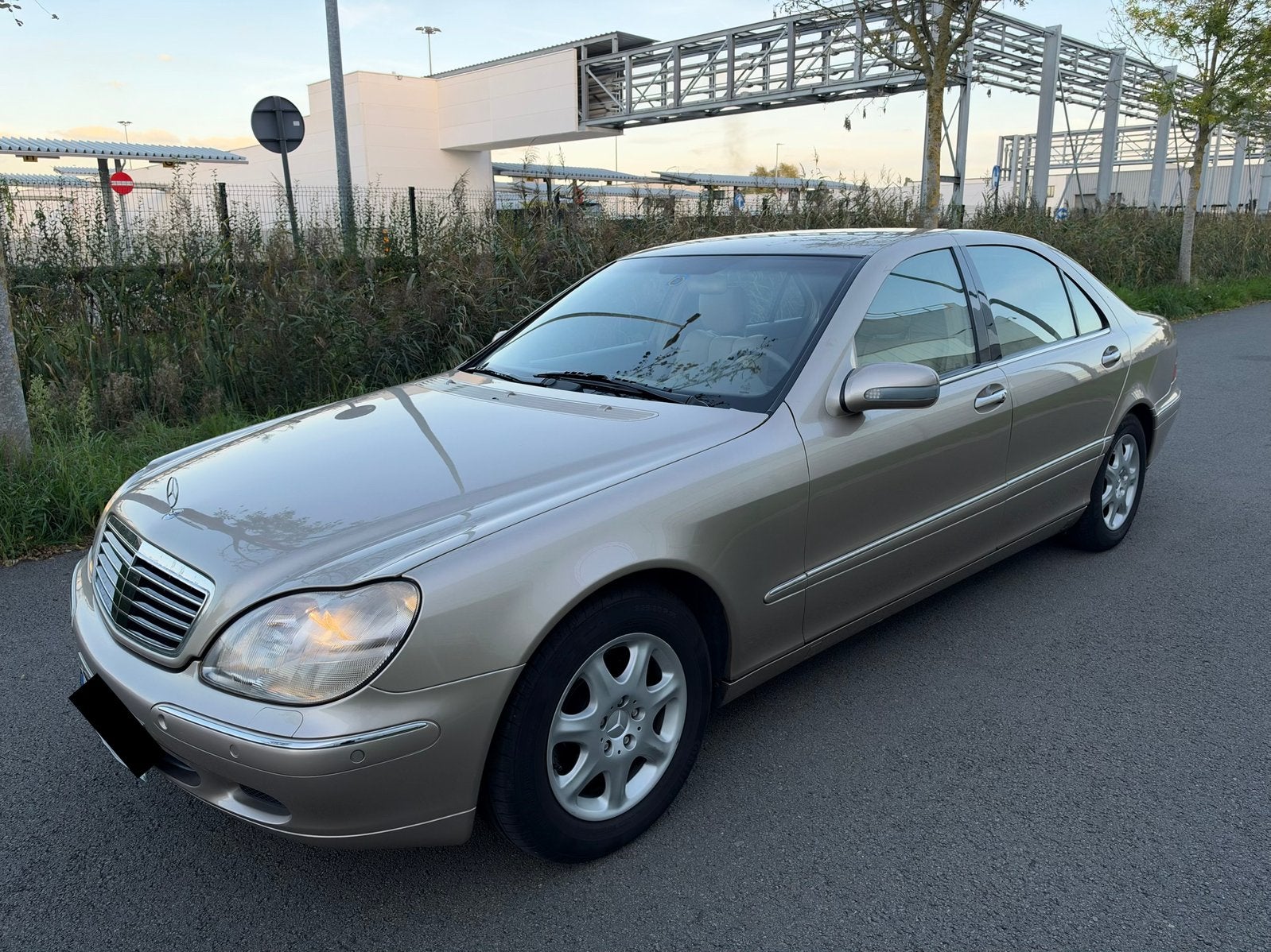 Mercedes S-320 Long|3.2 Benzine| VOLLE OPTIE| TOPSTAAT|, Autos, Achat, Beige, Entreprise, Garantie prolongée