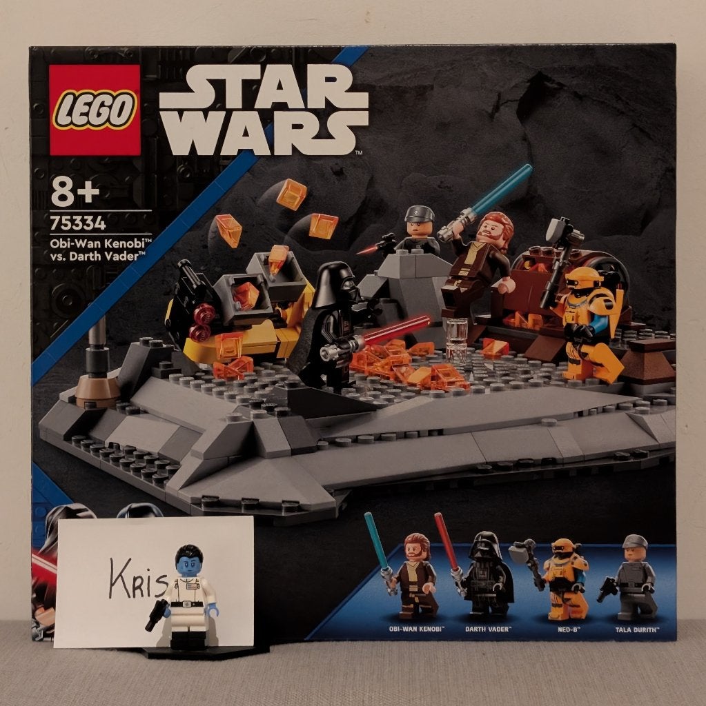 LEGO STAR WARS Obi-Wan Kenobi vs. Darth Vader (75334), Star Wars, Lego, Nieuw, Ophalen of Verzenden