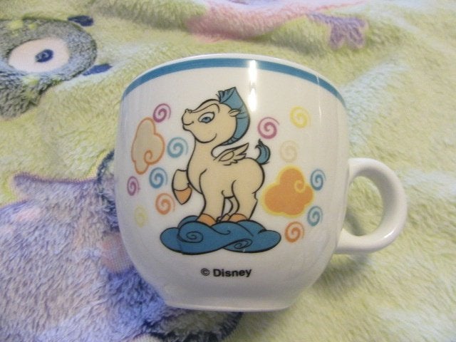 kleine tas / mok met paard van Little Hercules - Disney, Verzamelen, Disney, Zo goed als nieuw, Servies, Overige figuren, Ophalen of Verzenden