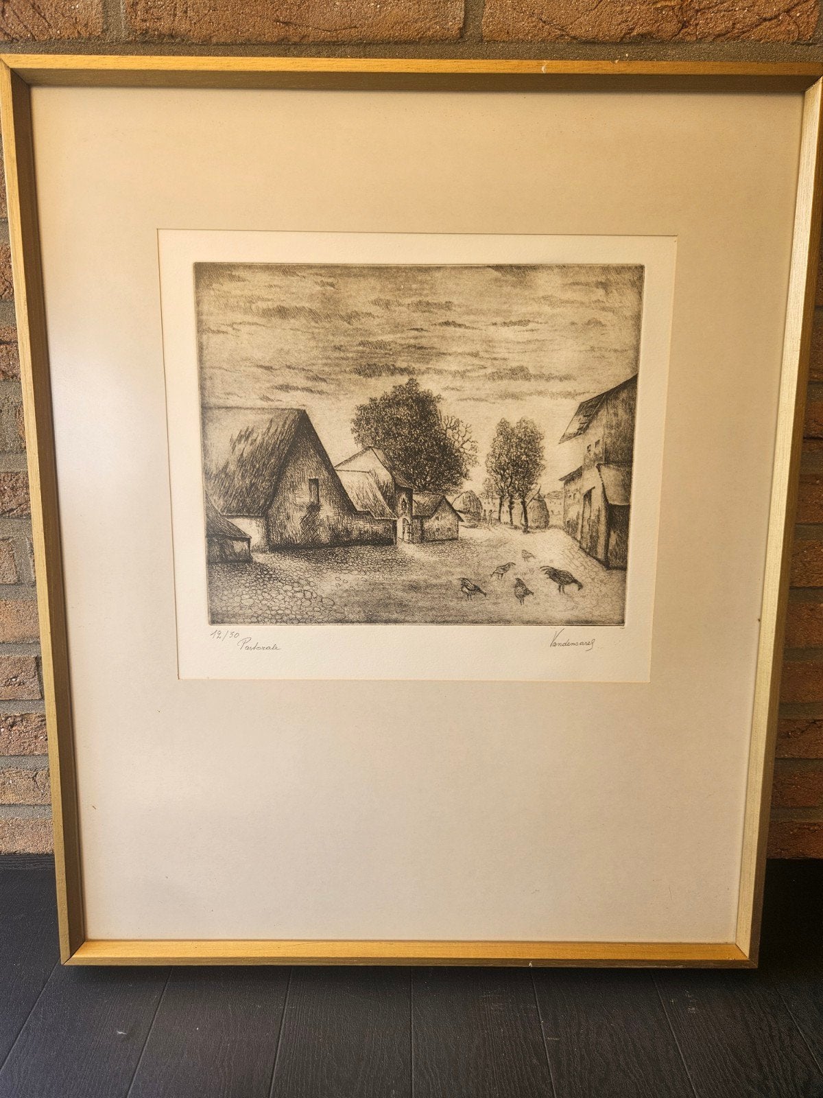 Ets, Antiek en Kunst, Ophalen, Ets