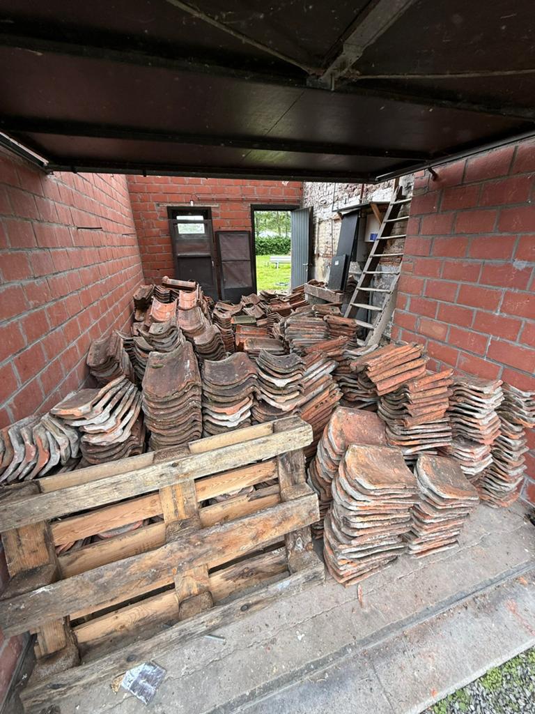 Boomsepannen 2.500 pannen te koop, Enlèvement ou Envoi, Pierre ou Argile, Utilisé, Rouge