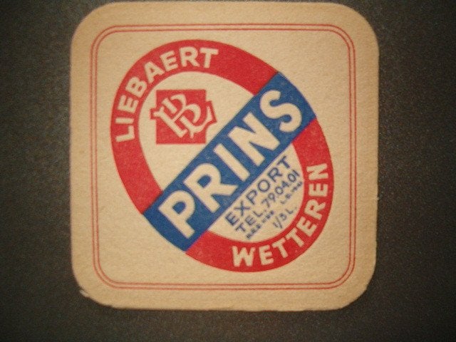 Bierviltje Liebaert Wetteren : R/V : 94 x 94 mm, Ophalen of Verzenden, Gebruikt, Viltje(s)